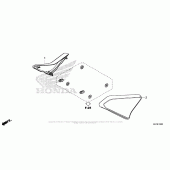 Схема вузла: Бічний обтічник для Honda CMX300 Rebel