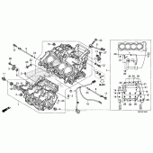 Схема вузла: Картер двигуна для Honda CBR600 CBR600RR