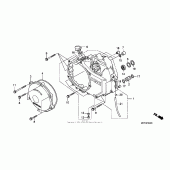 Схема вузла: Права кришка картера для Honda RVT1000R RVT RC51