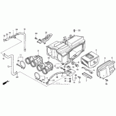 Схема узла: Воздушный фильтр для Honda CB750 Nighthawk