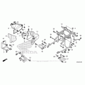 Схема вузла: Engine Guard для Honda GL1800 Gold Wing