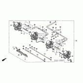 Схема вузла: Карбюратор (ASSY.) Для Honda CBR900RR CBR919RR Fireblade