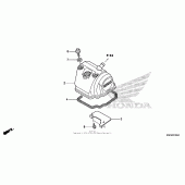 Схема вузла: Клапанна кришка для Honda CRF150 CRF150RB