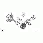 Схема узла: Генератор для Honda CMX250 Rebel