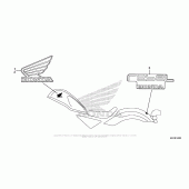 Схема вузла: Mark для Honda CMX300 Rebel