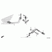 Схема узла: Педаль(Лапка) для Honda GL1800 Gold Wing