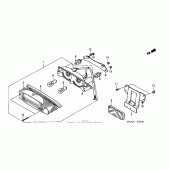 Схема узла: Задний фонарь (Стоп-сигнал) для Honda VT1100 Shadow Spirit