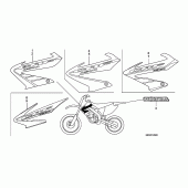 Схема вузла: Label read the manual (CRF450R2,3,4,5) для Honda CRF450 CRF450R