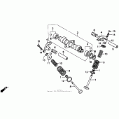 Схема вузла: Шток для Honda CMX250 Rebel