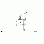Схема вузла: Підставка для Honda CB900 Hornet