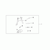 Схема вузла: Stand main assy для Honda CBF1000