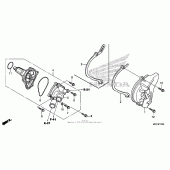 Схема вузла: Водяний насос для Honda CBR1000 CBR1000RR (ABS) Fireblade