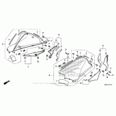 Схема вузла: Tank Cover для Honda VFR1200 VFR