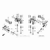 Схема узла: Распредвал & Клапан для Honda VT750 Shadow Spirit