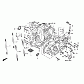 Схема узла: Картер двигателя для Honda XR650