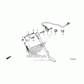 Схема узла: Боковая подножка для Honda VT750 Shadow Phantom