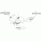 Схема вузла: Stripe (type2 і 3) + mark для Honda CBR900RR CBR919RR Fireblade
