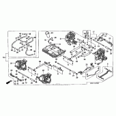 Схема вузла: Карбюратор в зборі для Honda VF750 Magna
