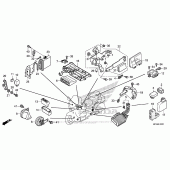 Схема вузла: Control Unit (Airbag) для Honda GL1800 Gold Wing