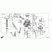 Схема вузла: Карбюратор (CBF2506) для Honda CBF250