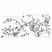 Схема узла: Электрооборудование (ST1300) для Honda ST1300 Pan-European