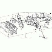 Схема вузла: Meter (i) для Honda GL1500 Gold Wing Interstate
