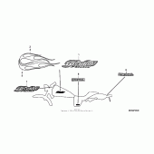 Схема узла: Stripes + marks для Honda VT750 Shadow Spirit