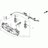 Схема узла: Задний фонарь (Стоп-сигнал) для Honda PC800 Pacific Coast