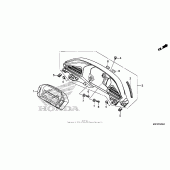 Схема вузла: Спідометр для Honda CTX700