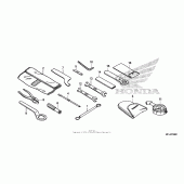 Схема узла: Инструмент для Honda CBR600 CBR600RR