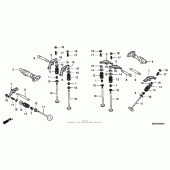 Схема узла: Распредвал для Honda VT750 Shadow Aero