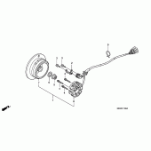 Схема вузла: Генератор для Honda CRF450 CRF450R