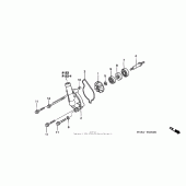 Схема вузла: Водяний насос для Honda CRF450 CRF450R