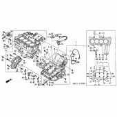 Схема узла: Картер двигателя для Honda CBR1000 CBR1000RR Fireblade