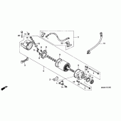 Схема вузла: Стартер електричний для Honda NX650 Dominator