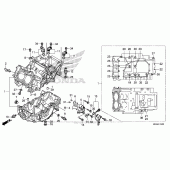 Схема вузла: Картер двигуна для Honda NC700