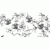 Схема узла: Карбюратор comp. для Honda CBR1100XX Blackbird