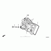Схема вузла: Клапанна кришка для Honda NC700