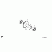 Схема вузла: Балансир для Honda XR600