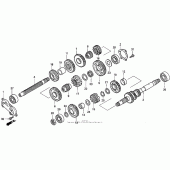 Схема узла: Transmission 97-98 для Honda GL1500 Gold Wing Aspencade