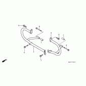 Схема вузла: Захист двигуна для Honda GL1500 F6C