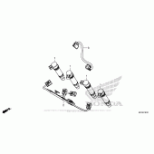 Схема вузла: Електрообладнання для Honda CBR1000 CBR1000RR (ABS) Fireblade