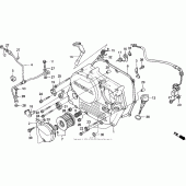 Схема вузла: Права кришка картера для Honda XR250