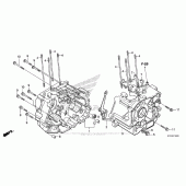 Схема узла: Картер двигателя для Honda CMX250 Rebel