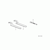 Схема вузла: Інструмент для Honda XR600