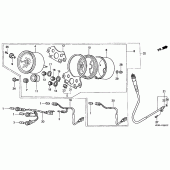 Схема узла: Панель приборов для Honda CMX250 Rebel