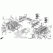 Схема вузла: Головка циліндра для Honda GL1800 Gold Wing Valkyrie