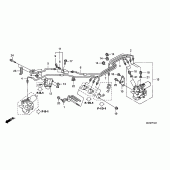 Схема вузла: Proportioning control valve (ST1300A) для Honda ST1300 Pan-European