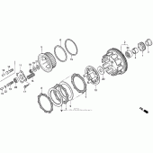 Схема вузла: Зчеплення для Honda CBR600 CBR600F Smokin Joe s Edition