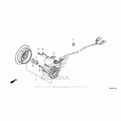 Схема вузла: Генератор для Honda CRF250 CRF250X